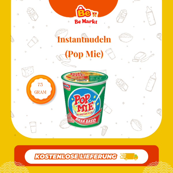 Instantnudeln Pop Mie - 75 Gr